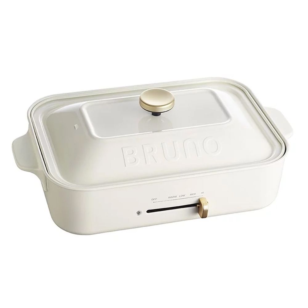 日本 BRUNO - 多功能電烤盤 BOE021 白色款