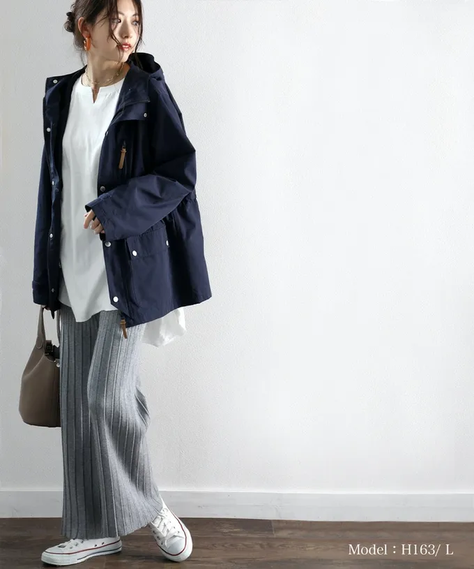 日本 Classical Elf - [熱銷NO.1]  3WAY百搭保暖連帽防風外套-淺米杏