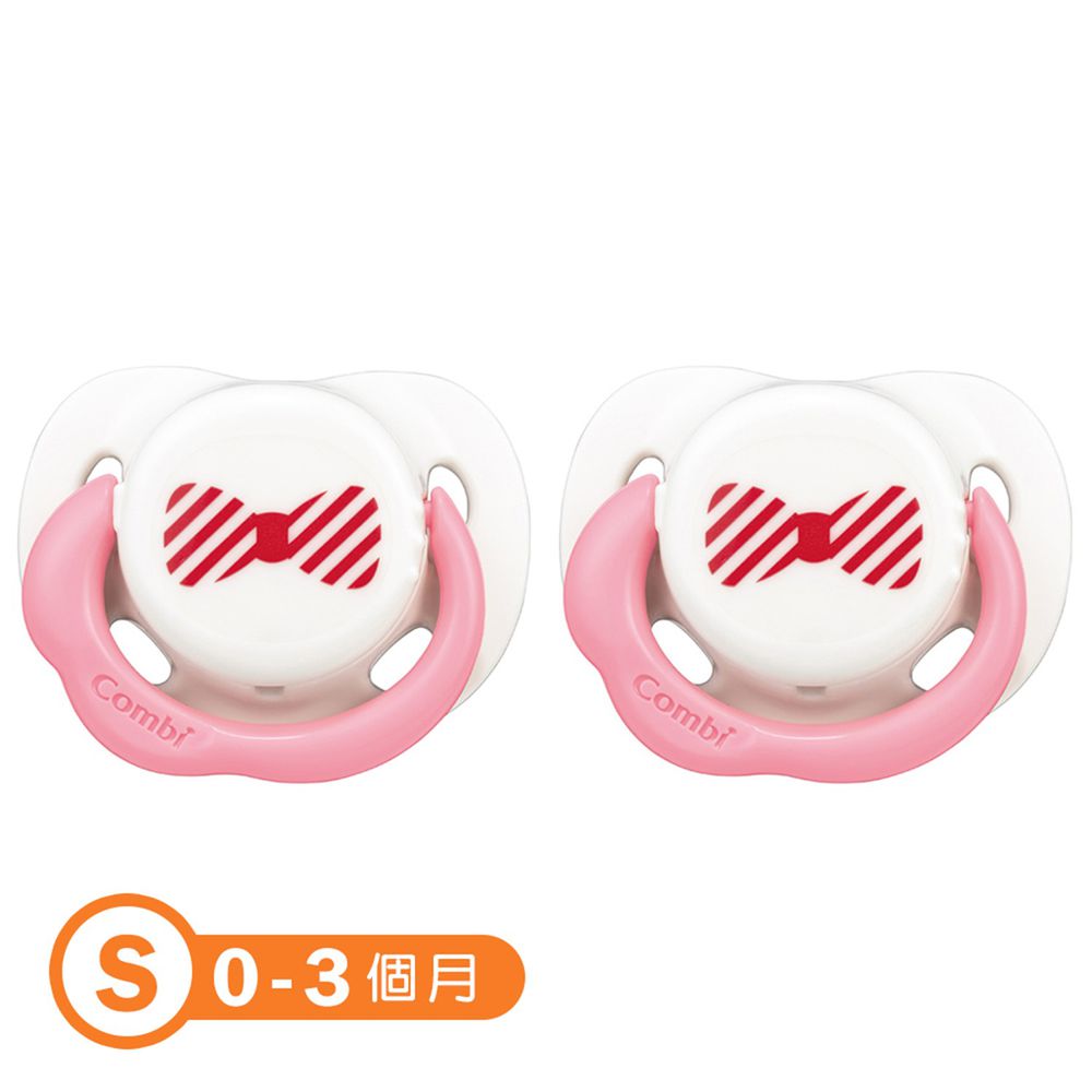 日本 Combi - Smile 微笑安撫奶嘴(2入)-微笑白x2 (S)
