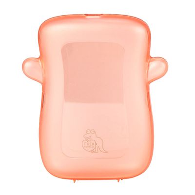 akachan honpo - 果泥防擠壓盒-粉紅色 (W12.5×D3.5×H14)