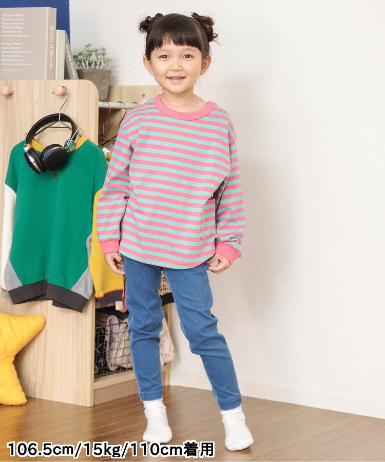 日本 BREEZE - 熱銷！百搭鬆緊長褲(9分丈)-美式速食-翡翠綠