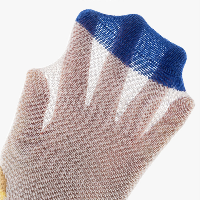 love, charlotte - Hello長頸鹿網眼短筒棉襪-5 雙一組