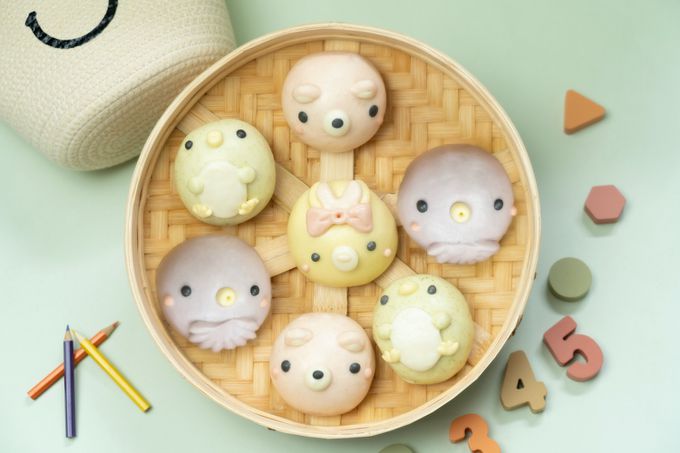 老甜媽手工饅頭 - 敲可愛海陸造型肉包8入-560g