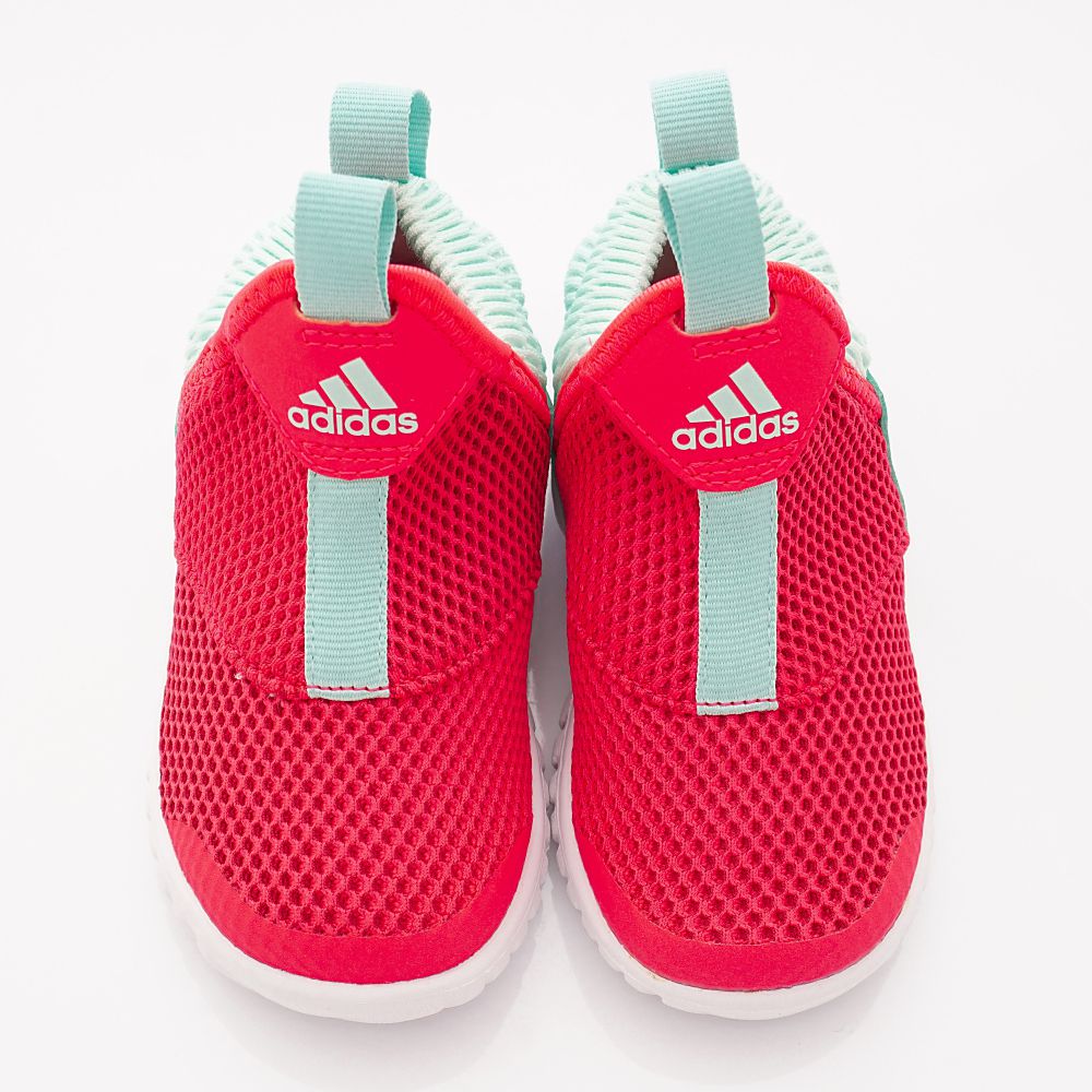 adidas - 愛迪達童鞋-襪套輕便慢跑鞋(中小童段)-紅藍