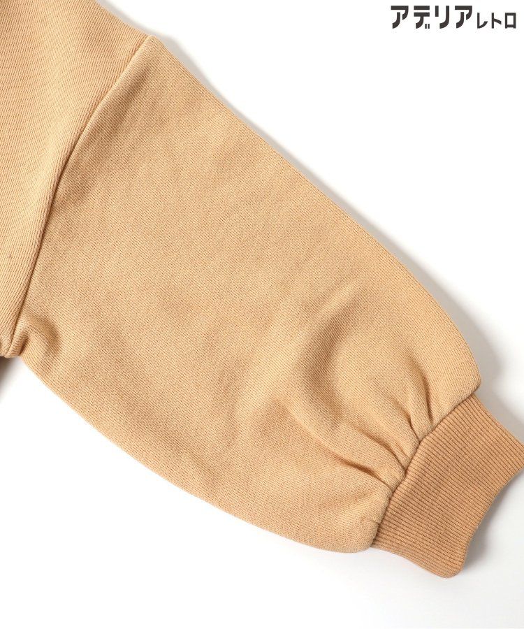 日本 BREEZE - 聯名款 昭和風純棉長袖上衣-冰淇淋蘇打-淺灰