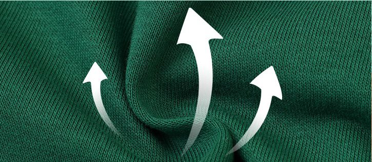 Jumping meters - 圓領棉質長袖上衣/大學T-斑馬-深綠色