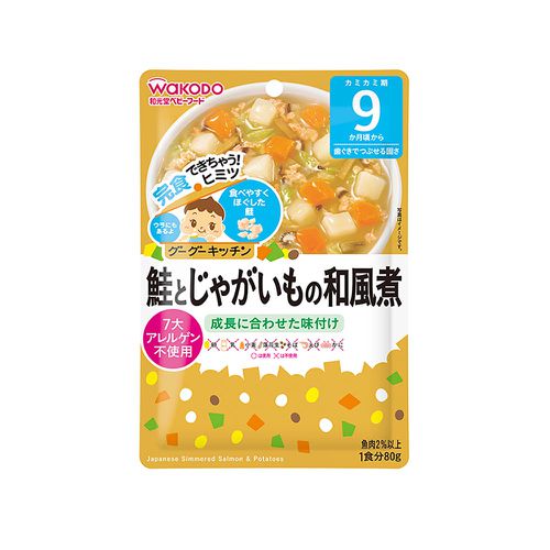 和風馬鈴薯鮭魚燉煮(9M+)-80g/袋