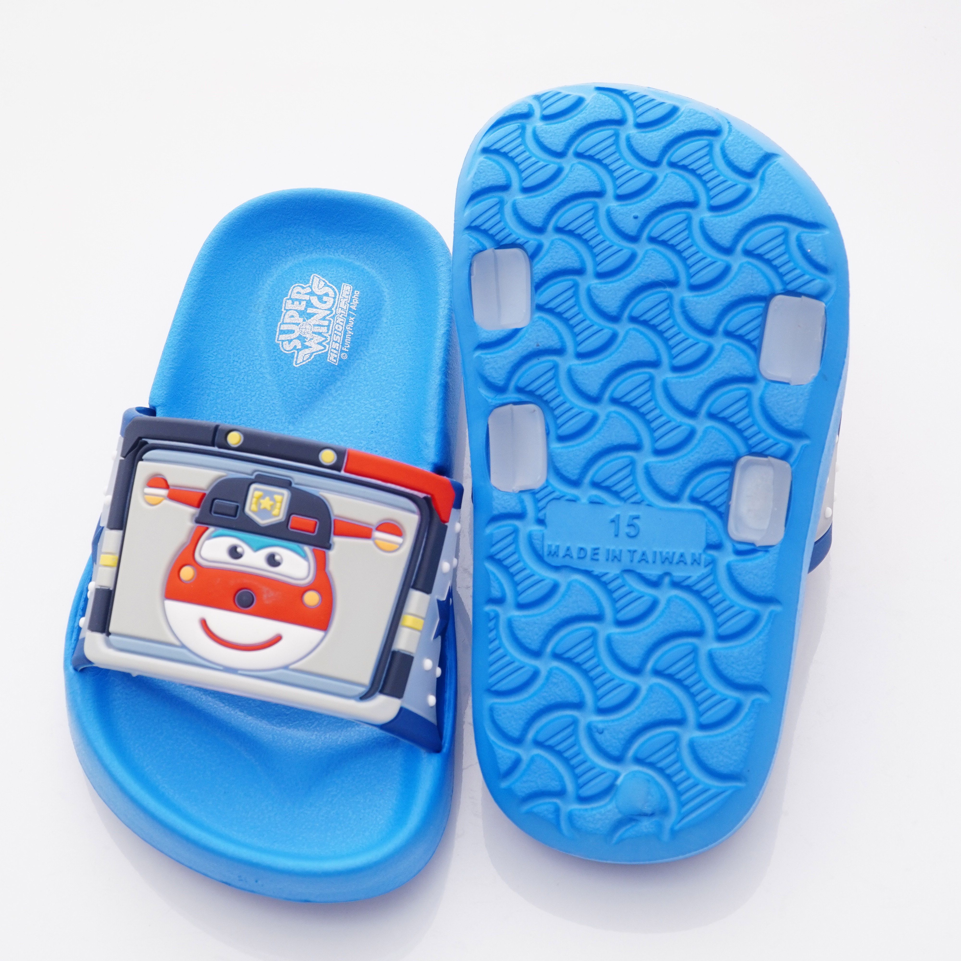 Super Wings - 超輕量休閒涼鞋/拖鞋(中小童段)-藍-S204707藍