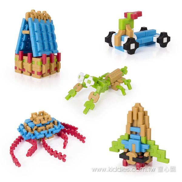 美國 Guidecraft - 迷你頂尖建構積木-425件