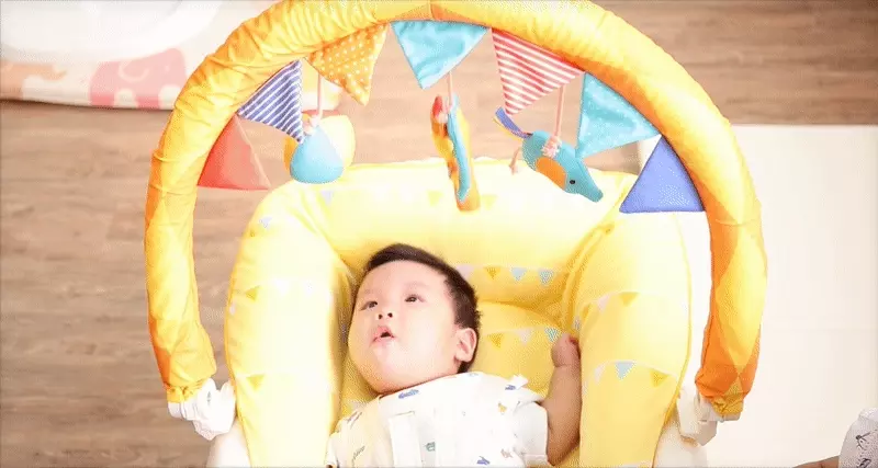 日本Combi Joy EF歡樂馬戲團 安撫餐椅搖床