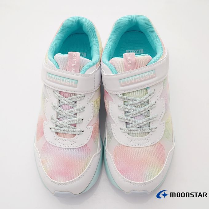 Moonstar日本月星 - LV競速2E運動鞋(中大童段)-運動鞋-白綠