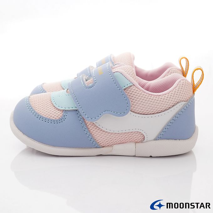Moonstar日本月星 - MSCN幼童3E運動鞋(寶寶段)-學步鞋-藍粉