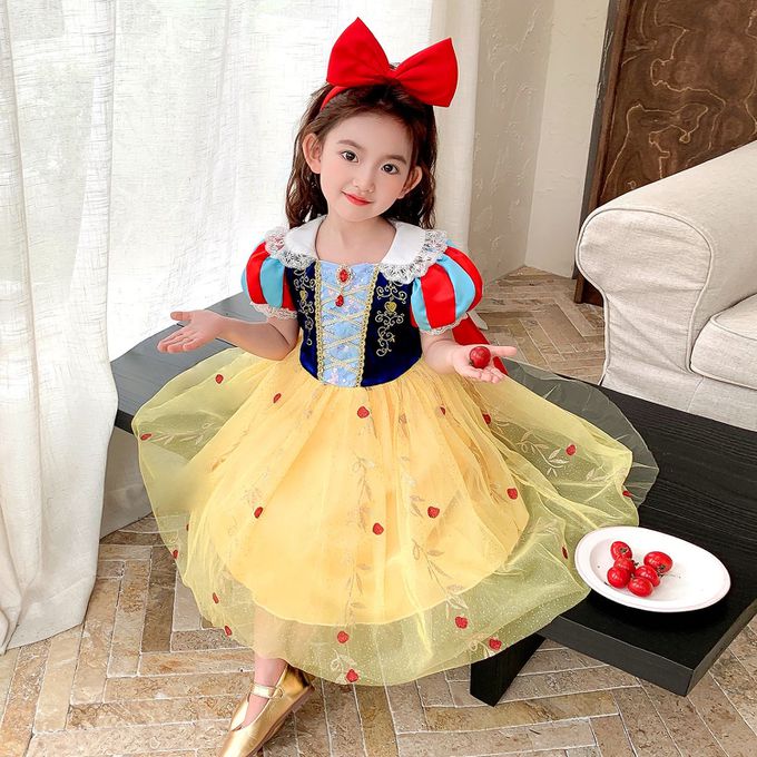 白雪公主蓬裙連披風洋裝萬聖節造型服