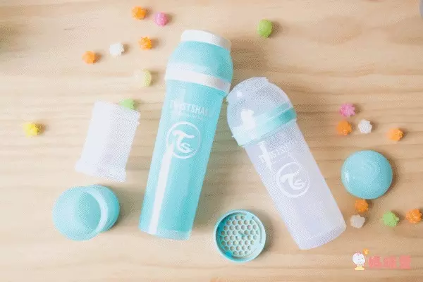 瑞典 TWISTSHAKE - 時尚彩虹奶瓶-附奶嘴頭-蘋果綠 (M [4個月起])-260ml