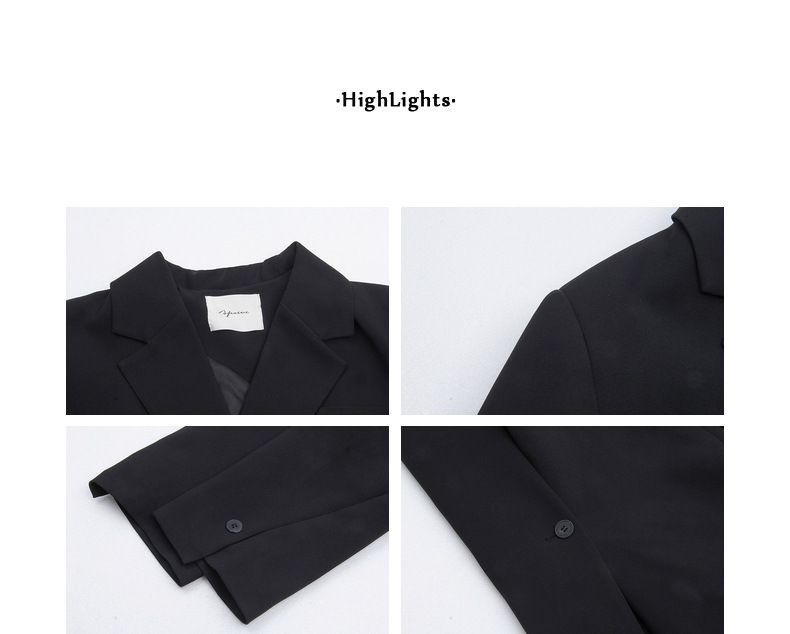 寬鬆顯瘦西裝小外套(送小包包)-卡其綠 (均碼)