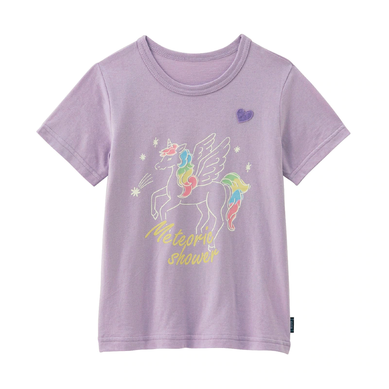 日本千趣會 - GITA 天竺棉印花短T-櫻桃星星蛋糕-藍