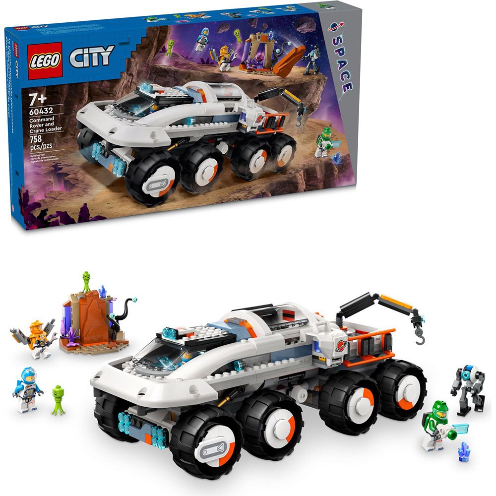 樂高 LEGO - LEGO樂高 LT60432 City 城市系列 - 指揮探測車和起重裝載機