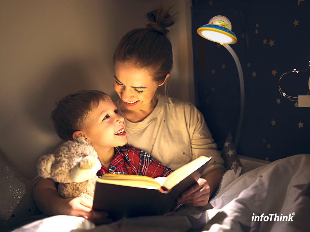 Infothink - 三眼怪系列 USB充電LED任意彎飛碟燈