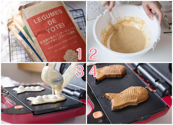 日本LEGUMES DE YOTEI - 北海道產天然鬆餅粉-天然原味五入組-180g*5