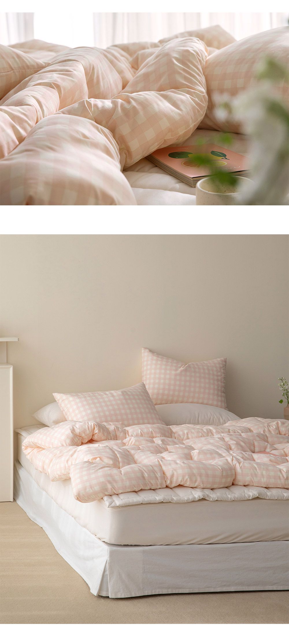 韓國 Maatila - 可水洗超細纖維桃皮感棉被-草莓果凍