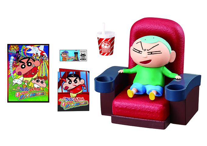 RE-MENT - 蠟筆小新系列 春日部電影院 風起雲湧 整組6種