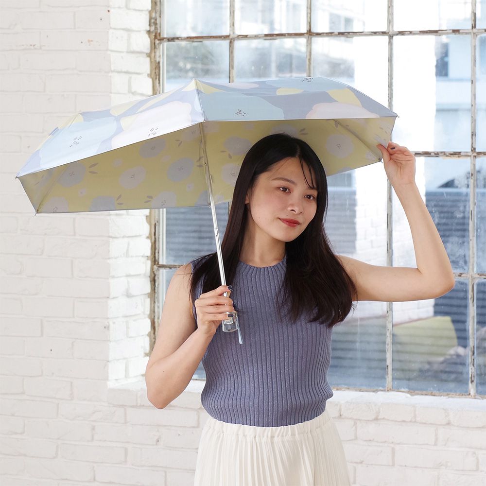 50公分 2 side 遮光傘-(牡丹灰)-NO.2494