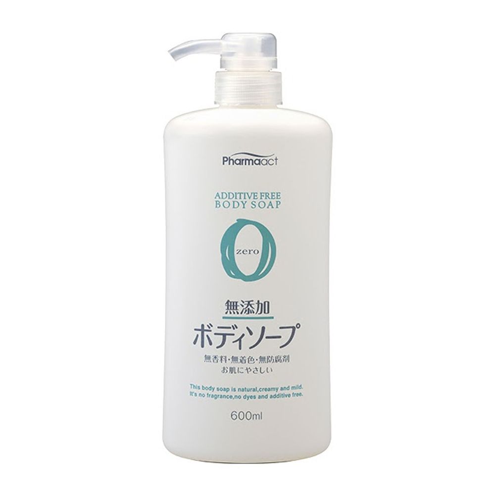 日本熊野油脂 KUMANO - PharmaACT 無添加沐浴乳-600ml