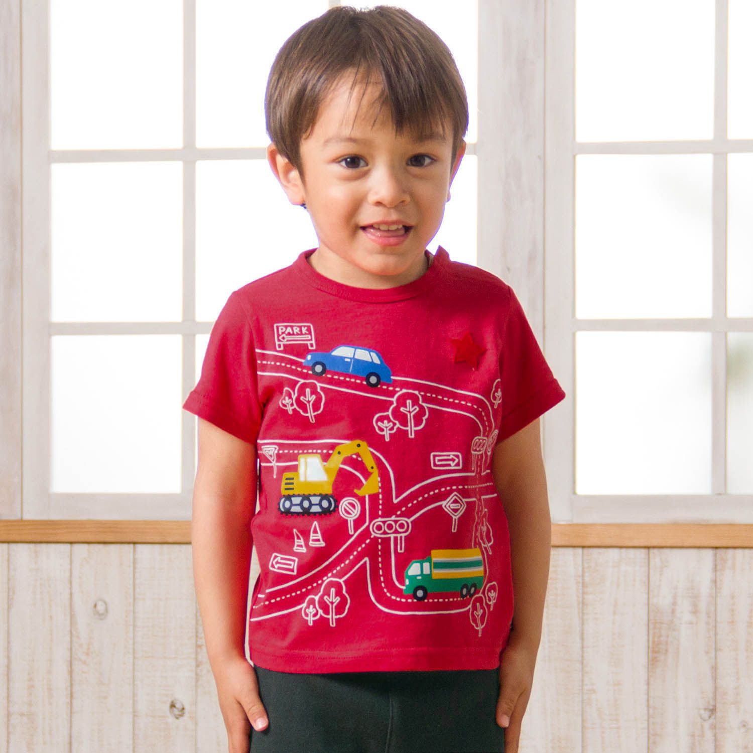 日本千趣會 - GITA 天竺棉印花短T-星星應援牌-水藍