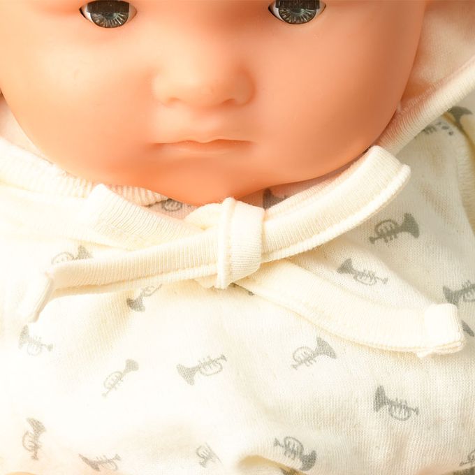 akachan honpo - 新生児帽子-復古小熊維尼-米白色 (40~44cm)