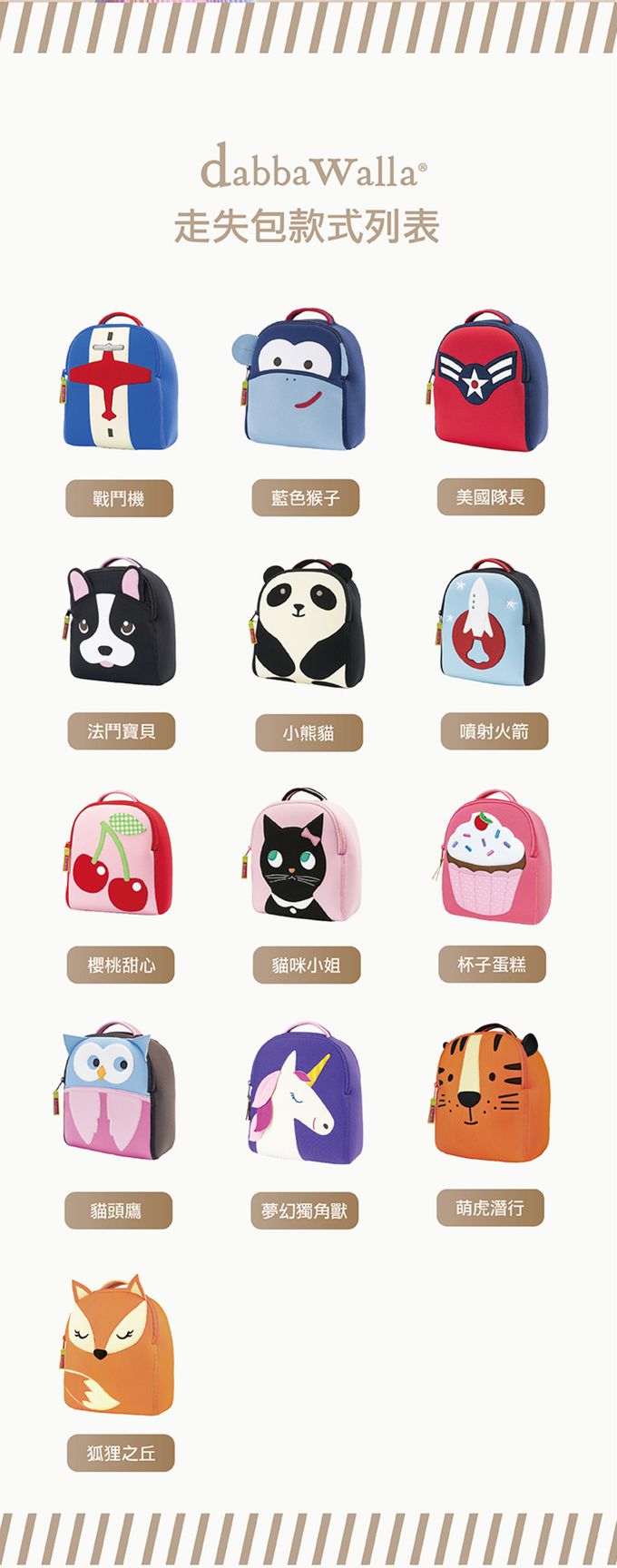 美國 Dabbawalla - 瓦拉貓頭鷹防走失後背包-適用1-4歲-約215g