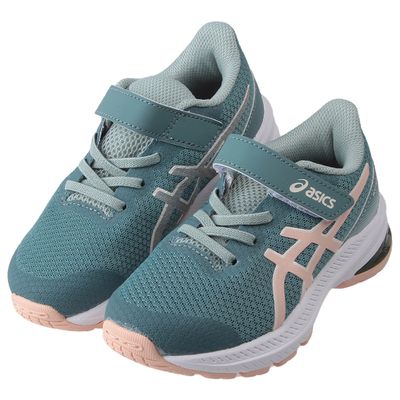 asics 亞瑟士 - GT1000潮水綠兒童機能運動鞋-綠色