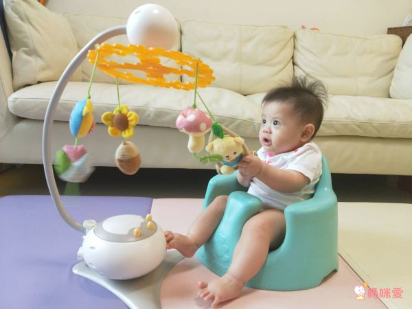 日本 Combi - Kuma 哭聲感應安撫音樂鈴-0個月起