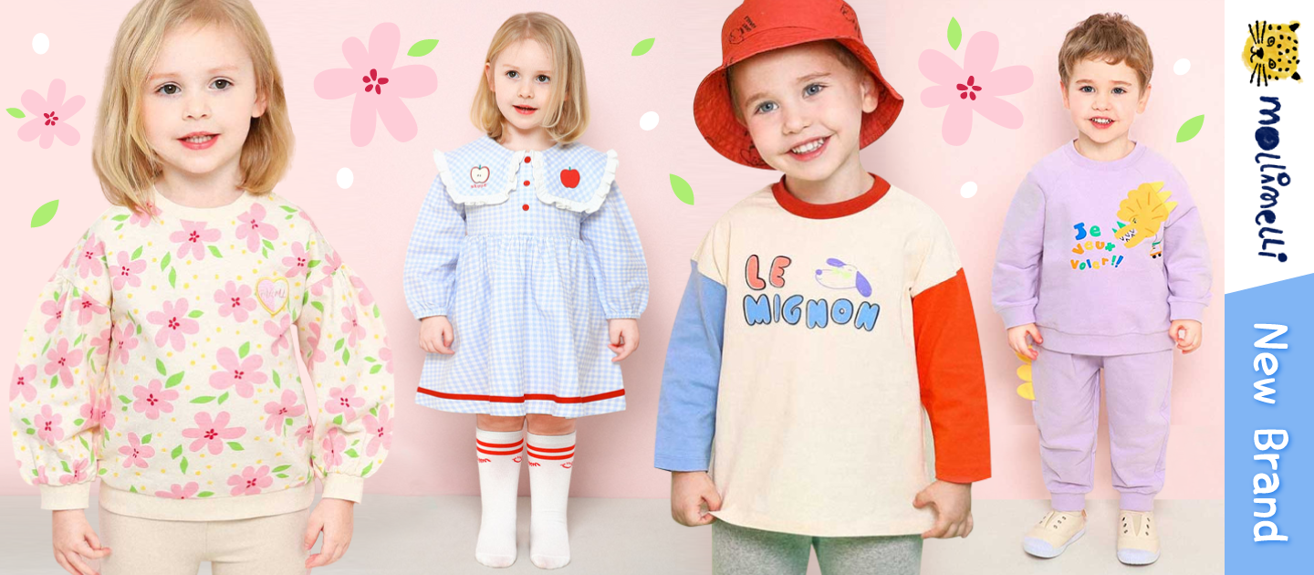 韓國 mollimelli - 淺粉草莓防風連帽縮口外套-黃