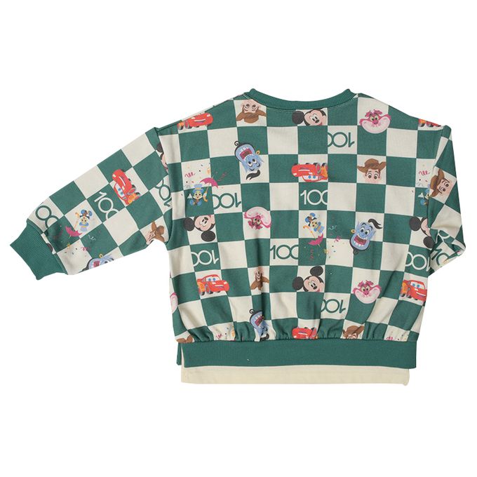 akachan honpo - 休閒上衣-迪士尼 格子-綠色