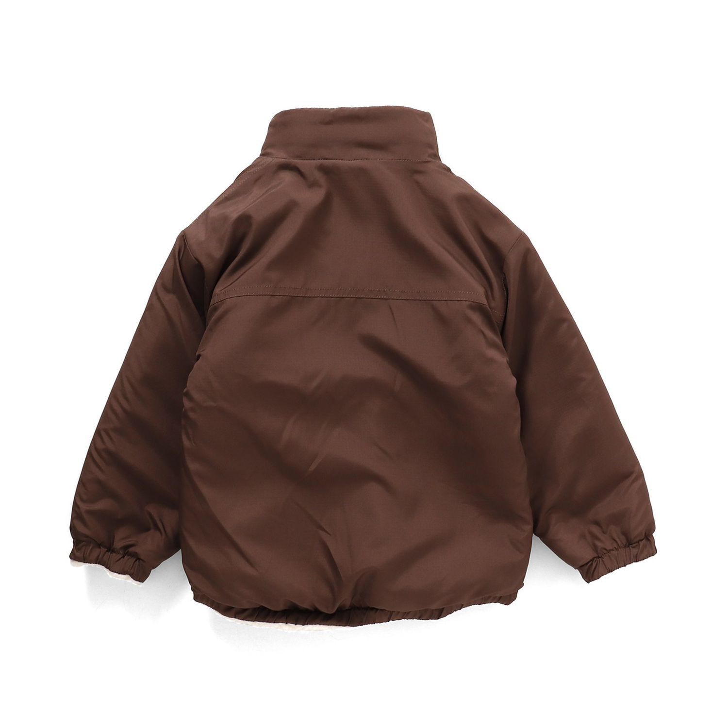 日本千趣會 - 泰迪熊短絨防風保暖外套-米杏