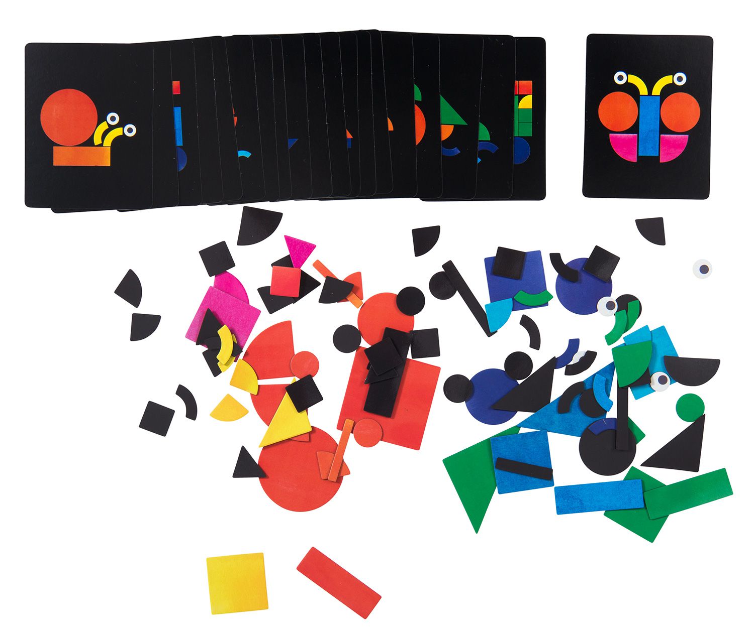 Moulin Roty - 磁鐵書遊戲-幾何創意拼