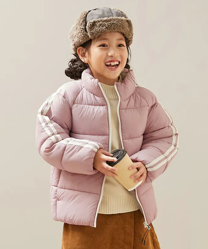 日本 devirock - 可機洗 輕量連帽保暖羽絨外套-手臂徽章-亮黃綠