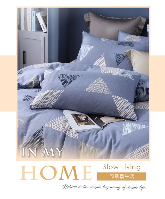 鴻宇 HongYew - 雙人加大床包枕套組 100%精梳棉 純棉-亞德里