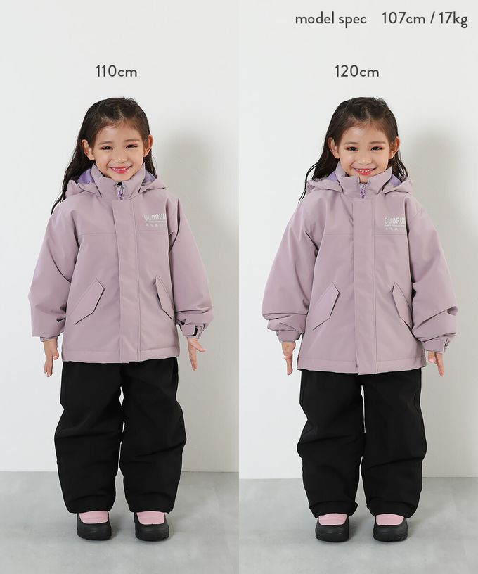日本 devirock - 防水防寒玩雪加厚保暖外套-耐水壓5000mm-粉紫