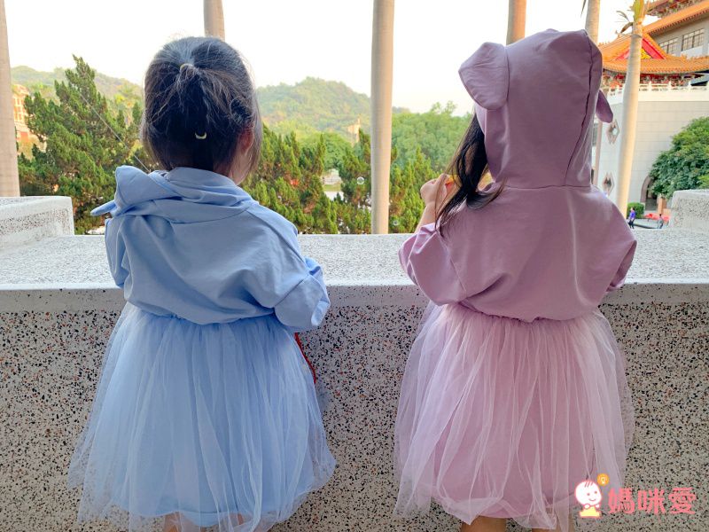 百穿不膩出門首選！超萌兔耳帽T網紗洋裝