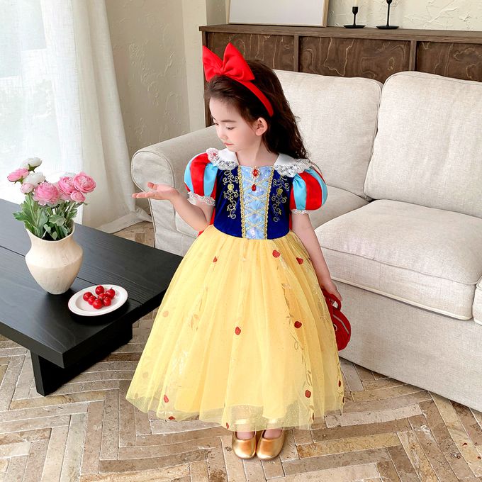 白雪公主蓬裙連披風洋裝萬聖節造型服