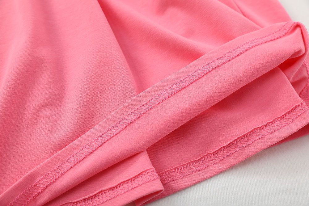 糖果色棉質無袖連身洋裝-白色