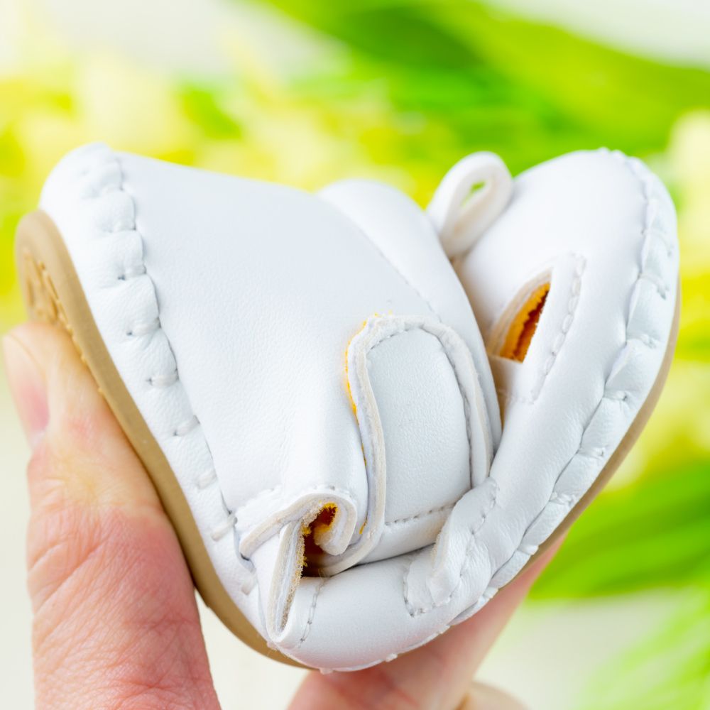 nikokids - 軟Q底學步鞋-白色(SG580)