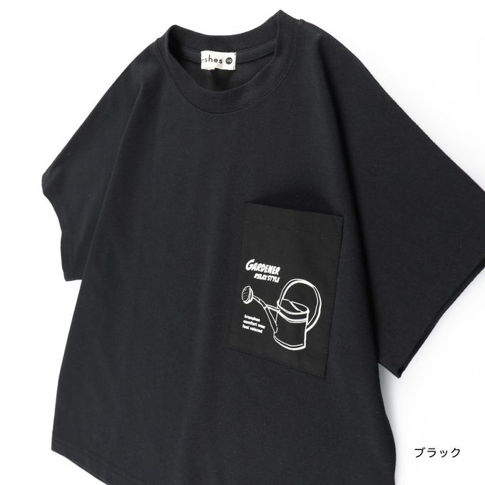 日本 BRANSHES - 吸水速乾 不易髒抗污短袖上衣-藍