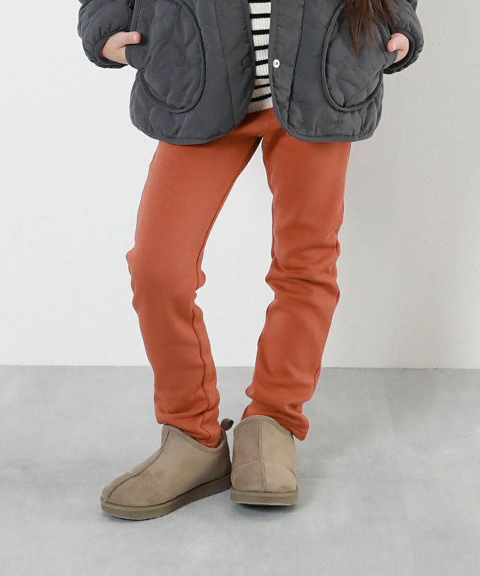 日本 devirock - RICH WARM 保暖裏毛合身長褲-深綠