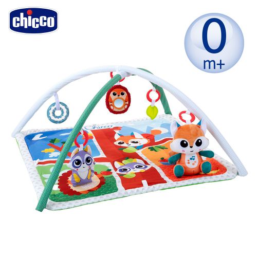 義大利 chicco - 魔法森林動物遊戲健力架