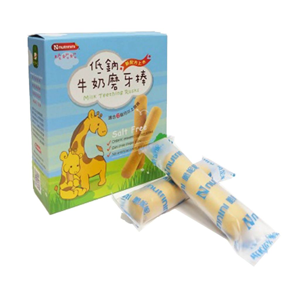 脆妮妮 nutrinini - 低鈉牛奶磨牙棒(8入/盒)-112g