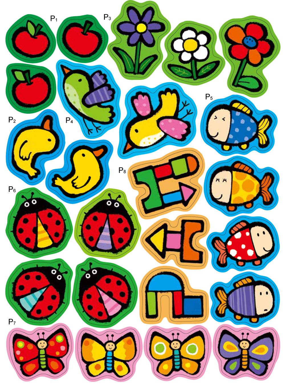 双美生活文創 - 5Q益智貼紙書：大象愛玩水