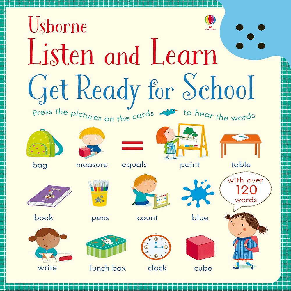 LISTEN AND LEARN GET READY FOR SCHOOL/單字聲音書-精裝
