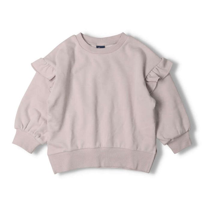 akachan honpo - 內裡刷毛休閒上衣-淺米色